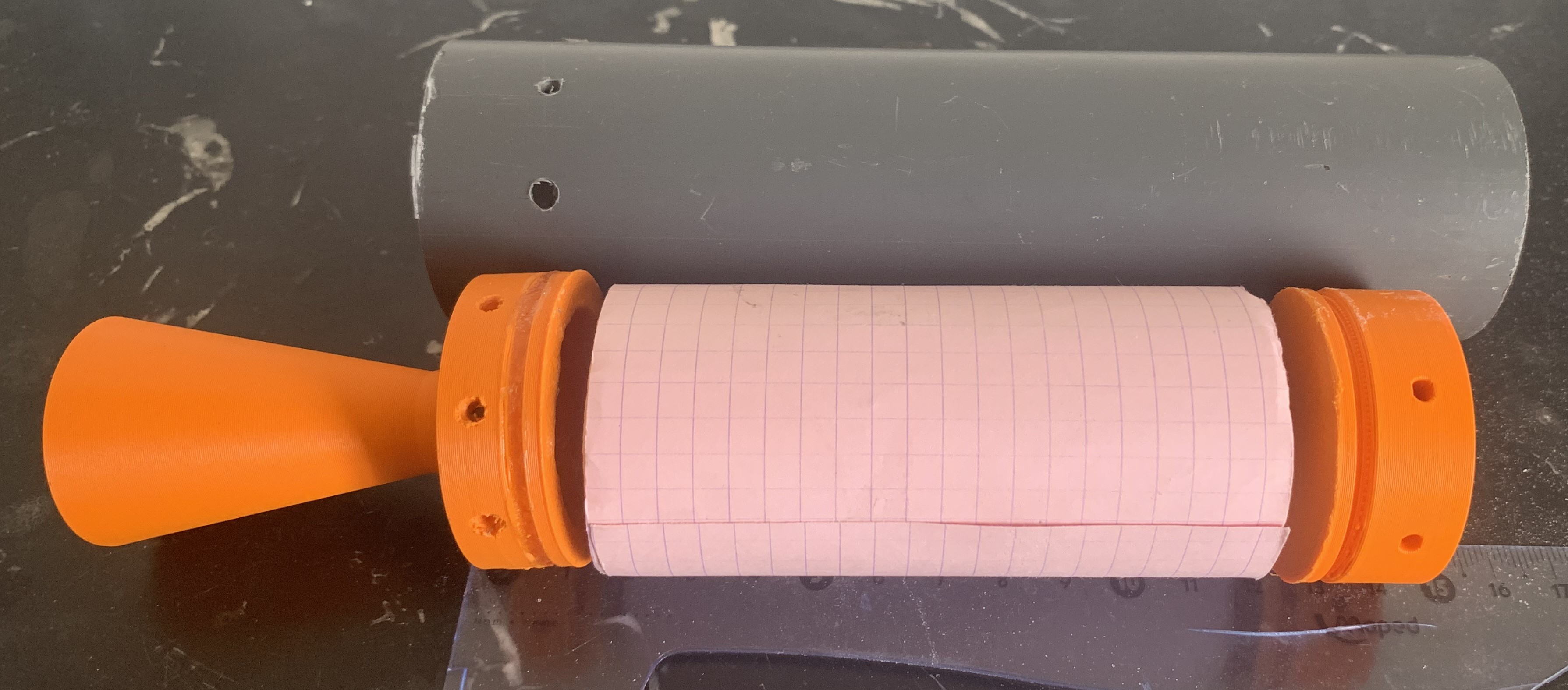 Plastic motor prototype.